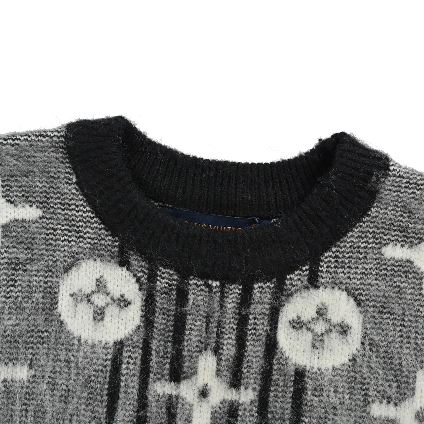 Louis Vuitton/Louis Vuitton full-frame presbyopic logo mohair sweater